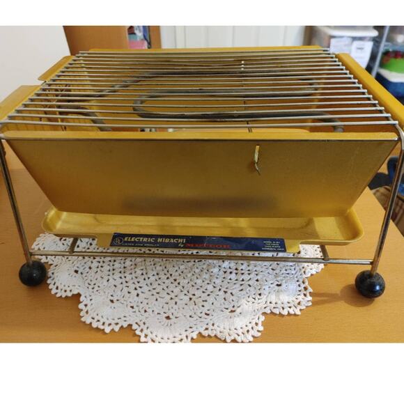 Vintage Hibachi Meteor Indoor Smokeless Electric  M-185 MCM - Picture 3 of 7